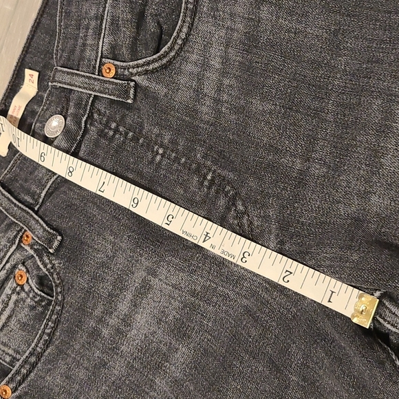 🌬️Levi's Wedgie Skinny Stretch Jeans in Grey - Picture 14 of 16